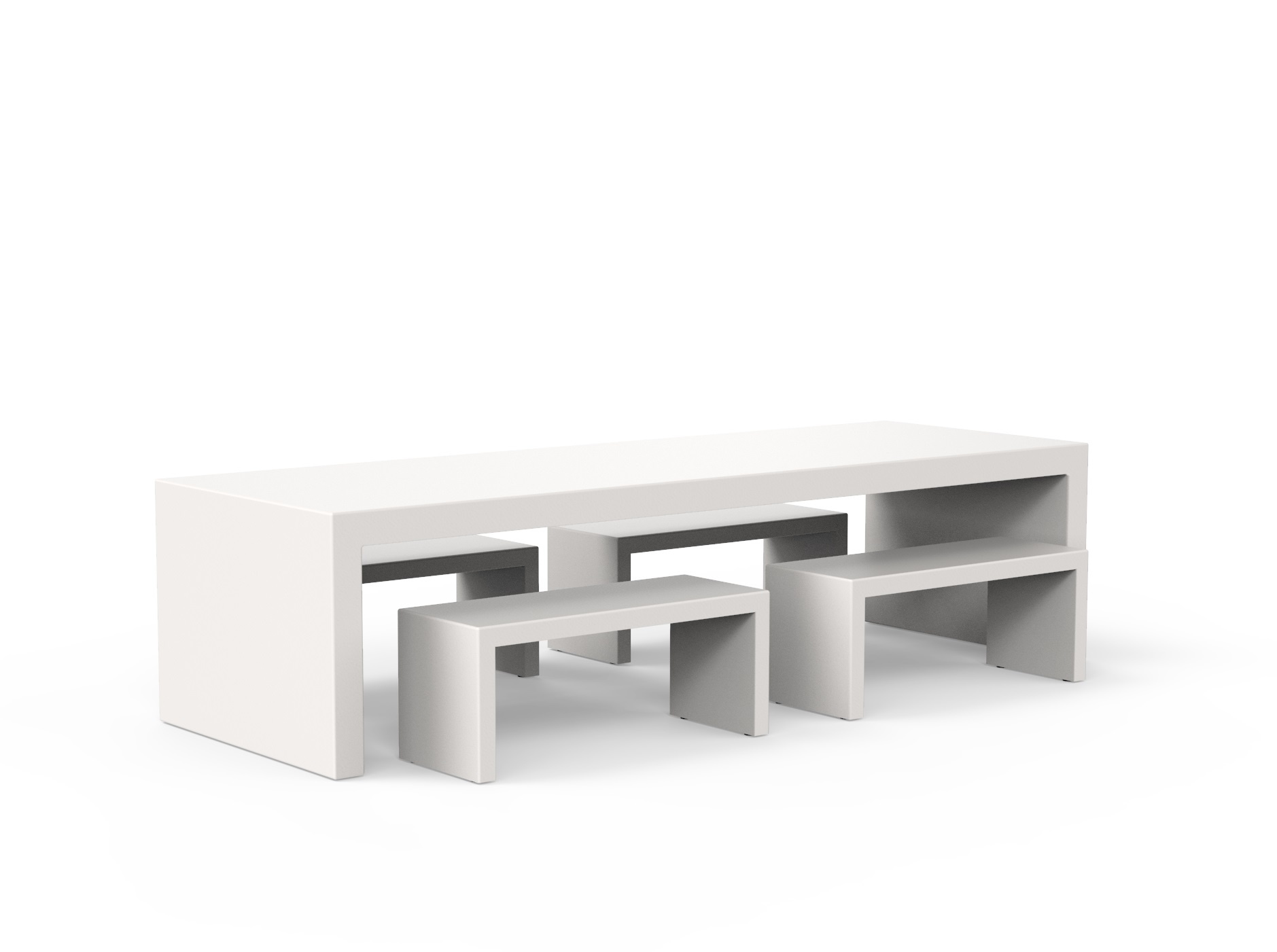 ADEZZ SOLID Tafel 300x100x76cm. op=op afbeelding