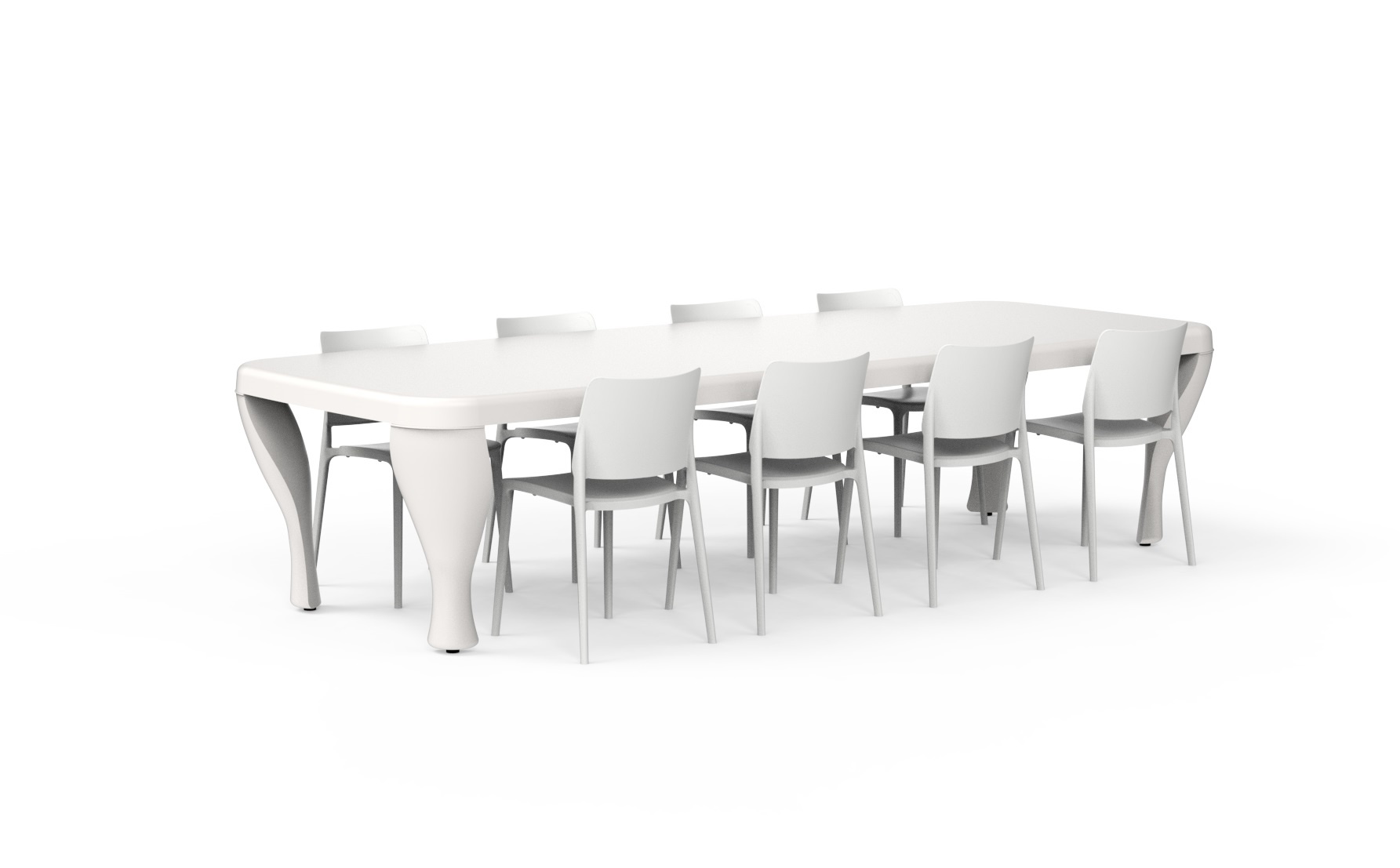 ADEZZ Tafel Barok 325x125x76cm. op=op afbeelding