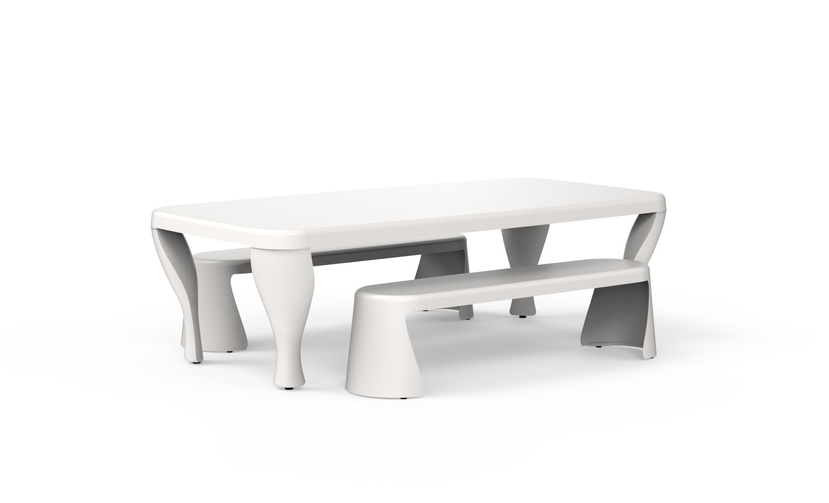 ADEZZ Tafel Barok 255x125x76cm. op=op afbeelding
