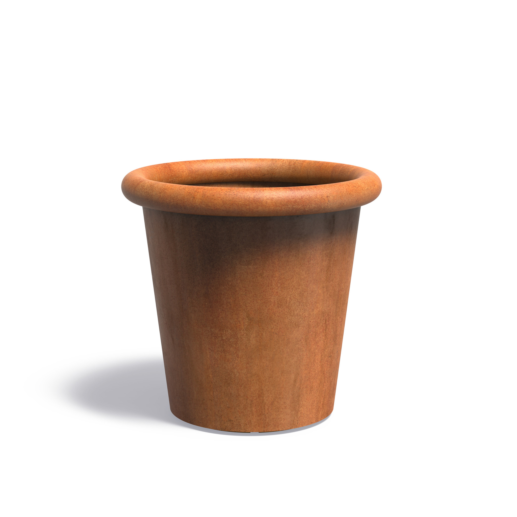 Cortenstaal plantenbak Tube 100x95cm. afbeelding