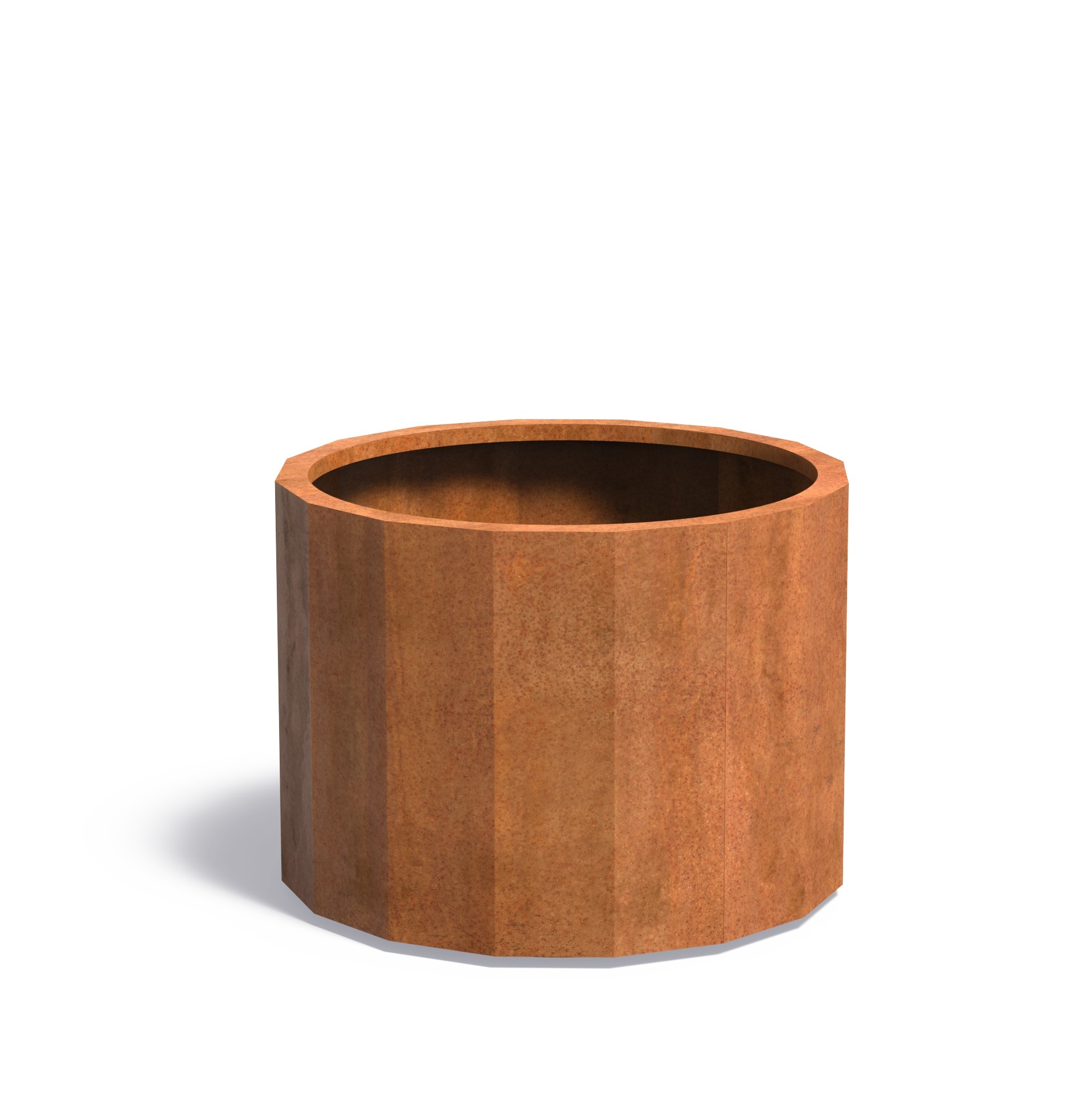 Cortenstaal plantenbak Boxer 80x60cm. afbeelding