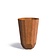 Cortenstaal plantenbak Facet 65x100cm.