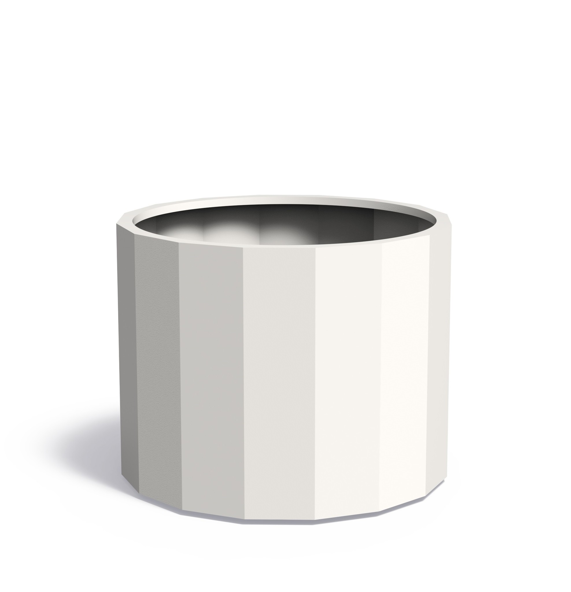 Aluminium plantenbak Boxer 100x80cm. afbeelding
