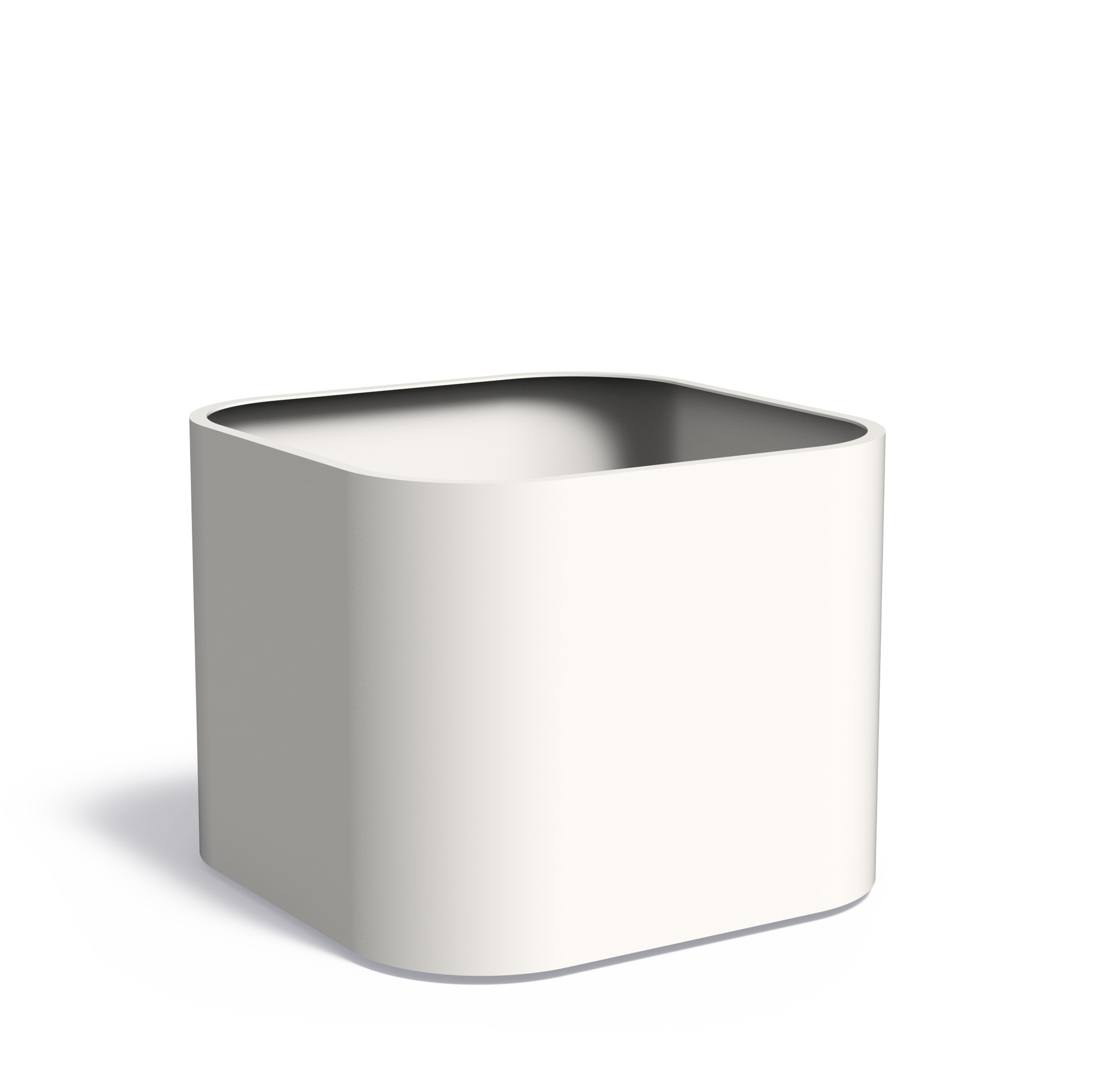 Aluminium plantenbak Tonic 100x100x80cm. op=op afbeelding