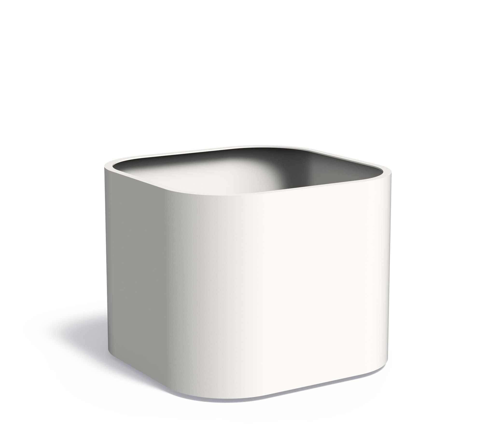 Aluminium plantenbak Tonic 90x90x72cm. op=op afbeelding
