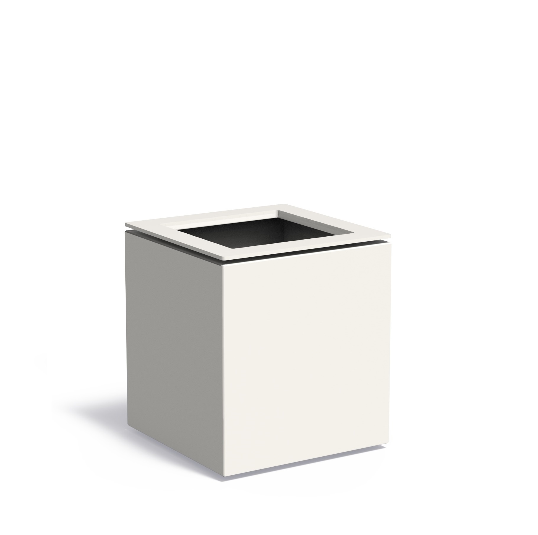 Aluminium plantenbak Domus 53x53x60cm. afbeelding