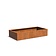 Cortenstaal plantenbak CARREZ 200x100x40cm.