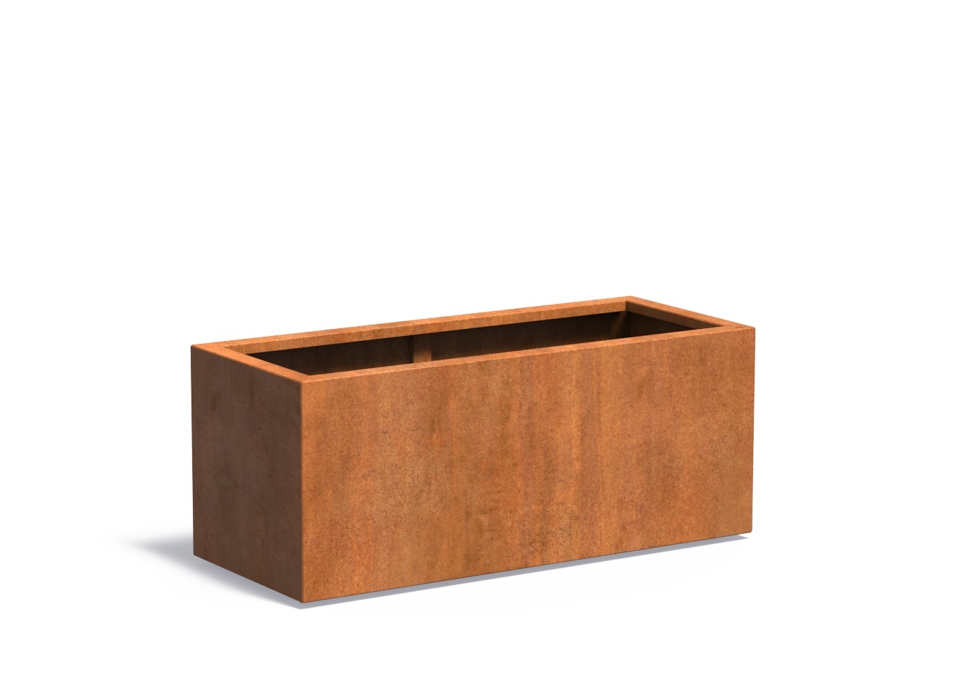 Cortenstaal plantenbak CARREZ 120x50x50cm. afbeelding