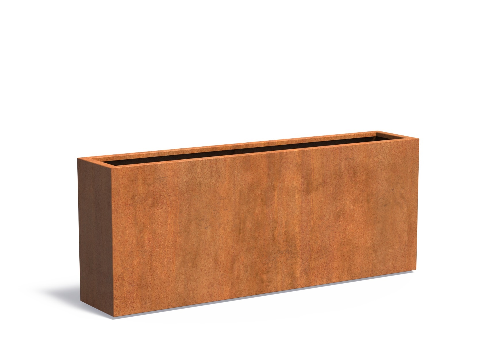 Cortenstaal plantenbak CARREZ 200x40x80cm. afbeelding