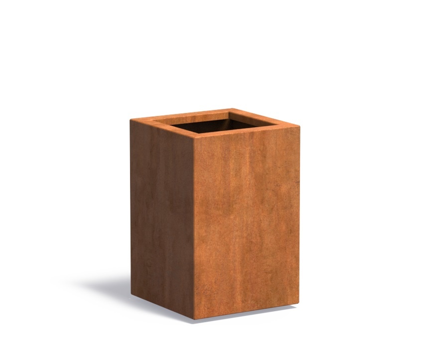 Cortenstaal plantenbak CARREZ 40x40x60cm. afbeelding