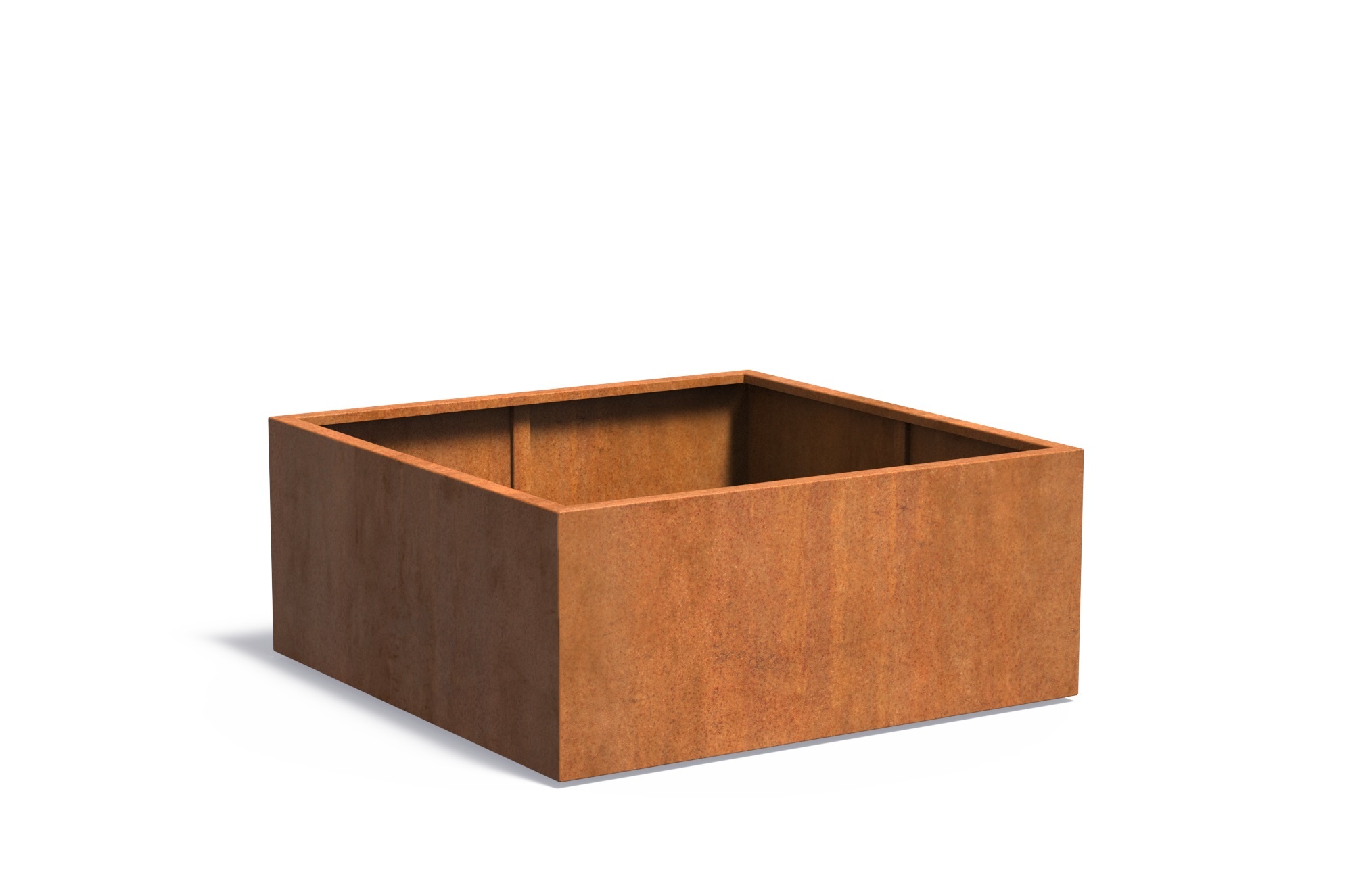Cortenstaal plantenbak CARREZ 140x140x60cm. afbeelding