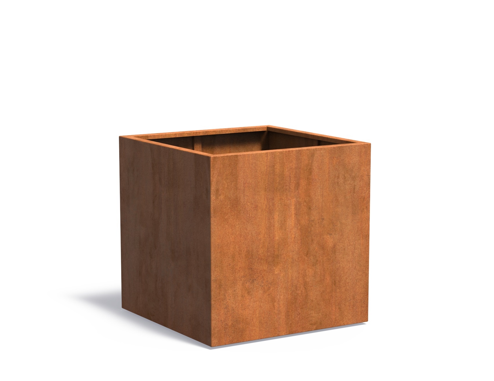 Cortenstaal plantenbak CARREZ 100x100x100cm. afbeelding