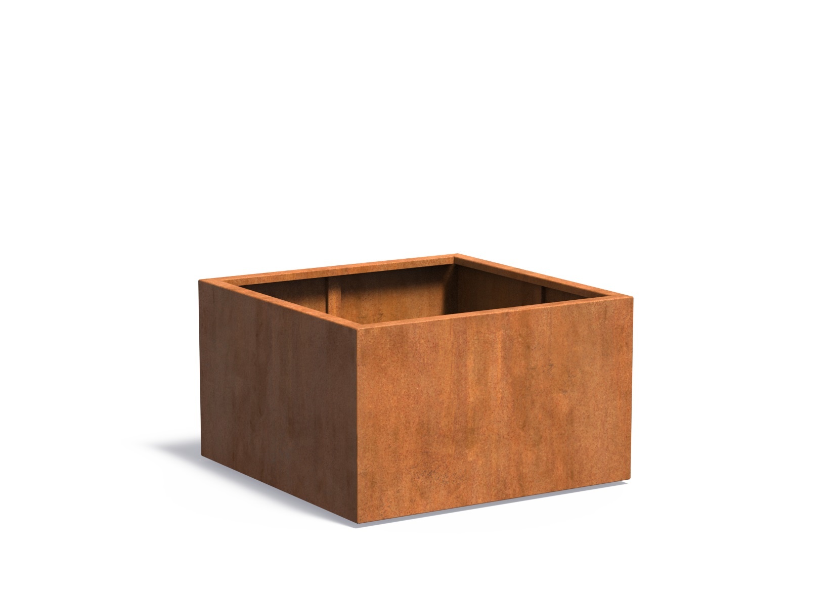 Cortenstaal plantenbak CARREZ 100x100x60cm. afbeelding