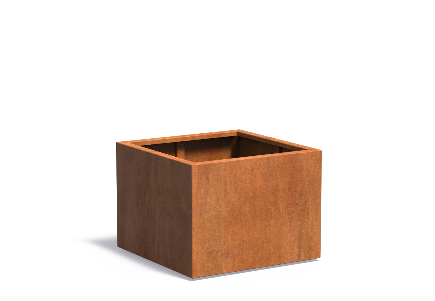 Cortenstaal plantenbak CARREZ 80x80x60cm. afbeelding