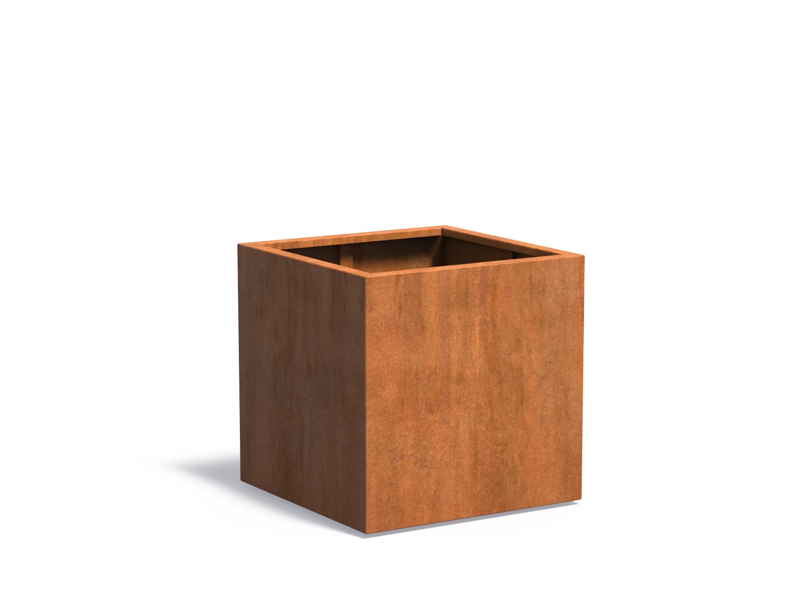 Image of Cortenstaal plantenbak CARREZ 80x80x80cm.