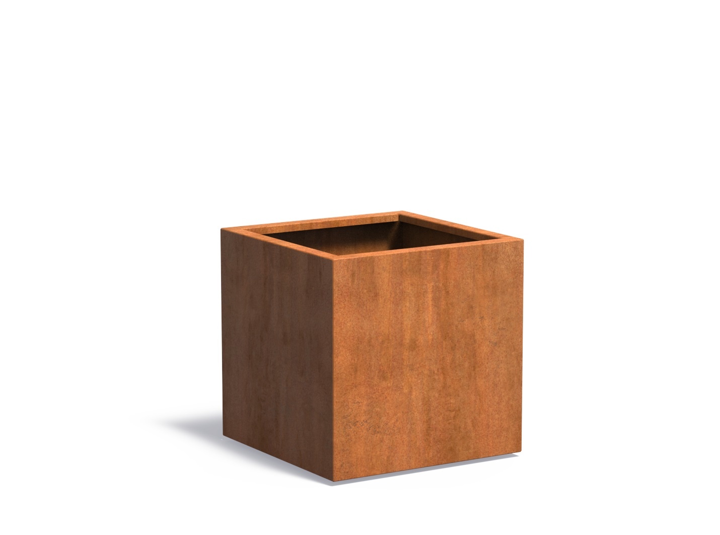 Cortenstaal plantenbak CARREZ 70x70x70cm. afbeelding