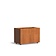 Cortenstaal plantenbak CARREZ met wielen 90x50x60cm.