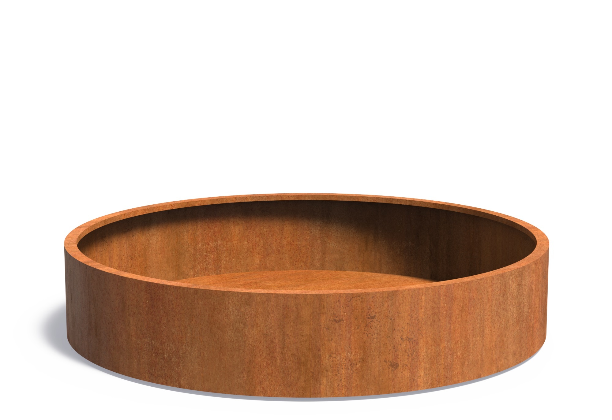 Cortenstaal plantenbak CIRCUM 200x40cm. afbeelding