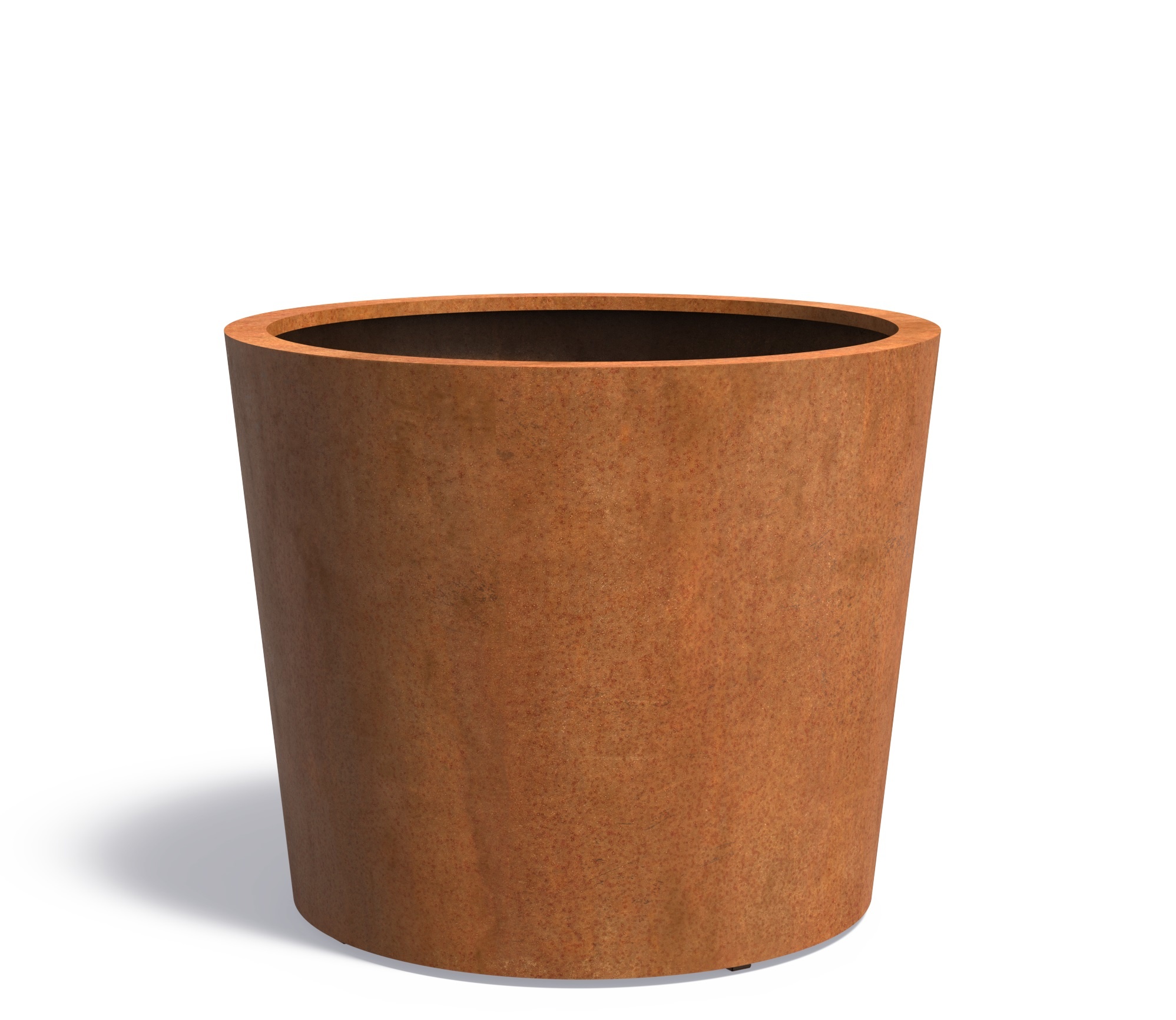 Cortenstaal plantenbak CONIC 120x100cm. afbeelding
