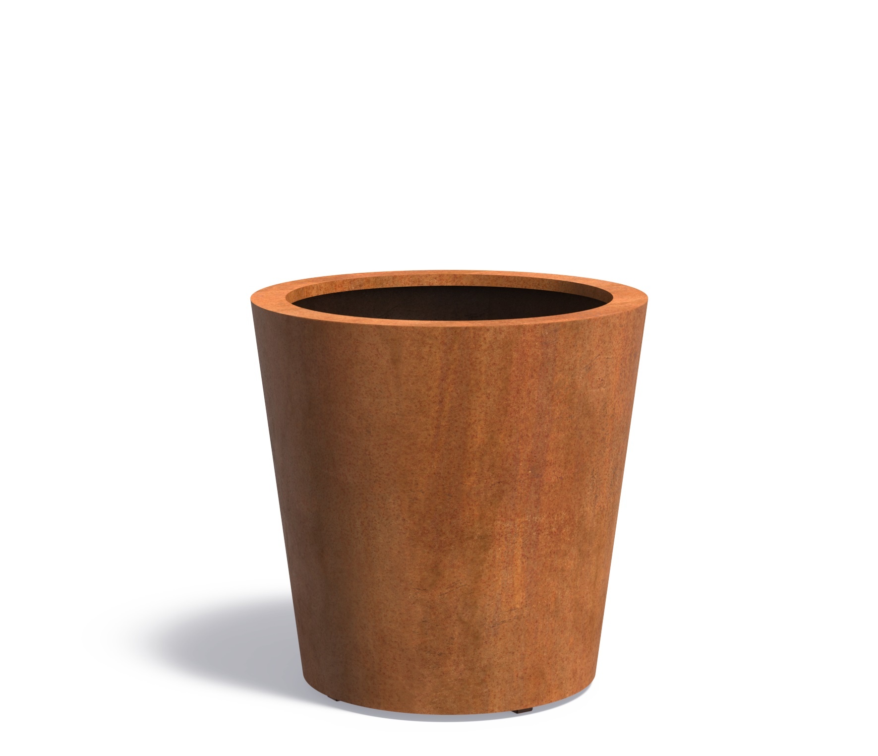 Cortenstaal plantenbak CONIC 80x80cm. afbeelding