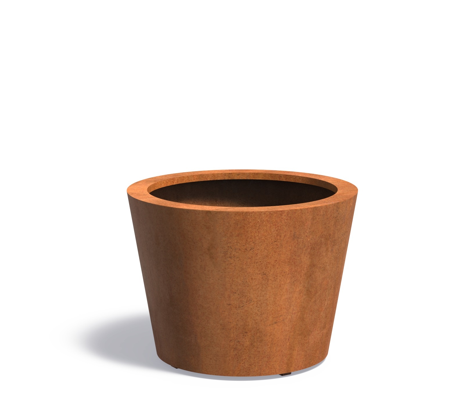Cortenstaal plantenbak CONIC 80x60cm. afbeelding