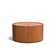 Watertafel cortenstaal rond 145x75cm.