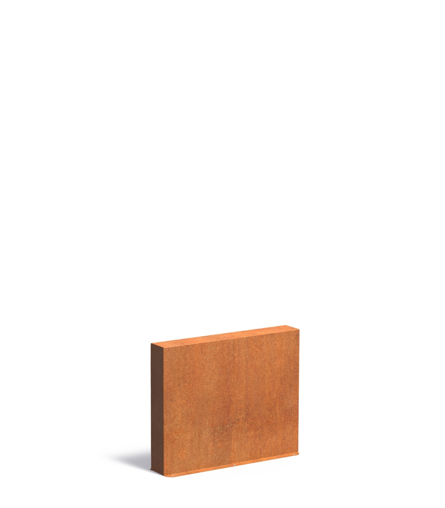 Cortenstaal muur 100x15x80cm. afbeelding