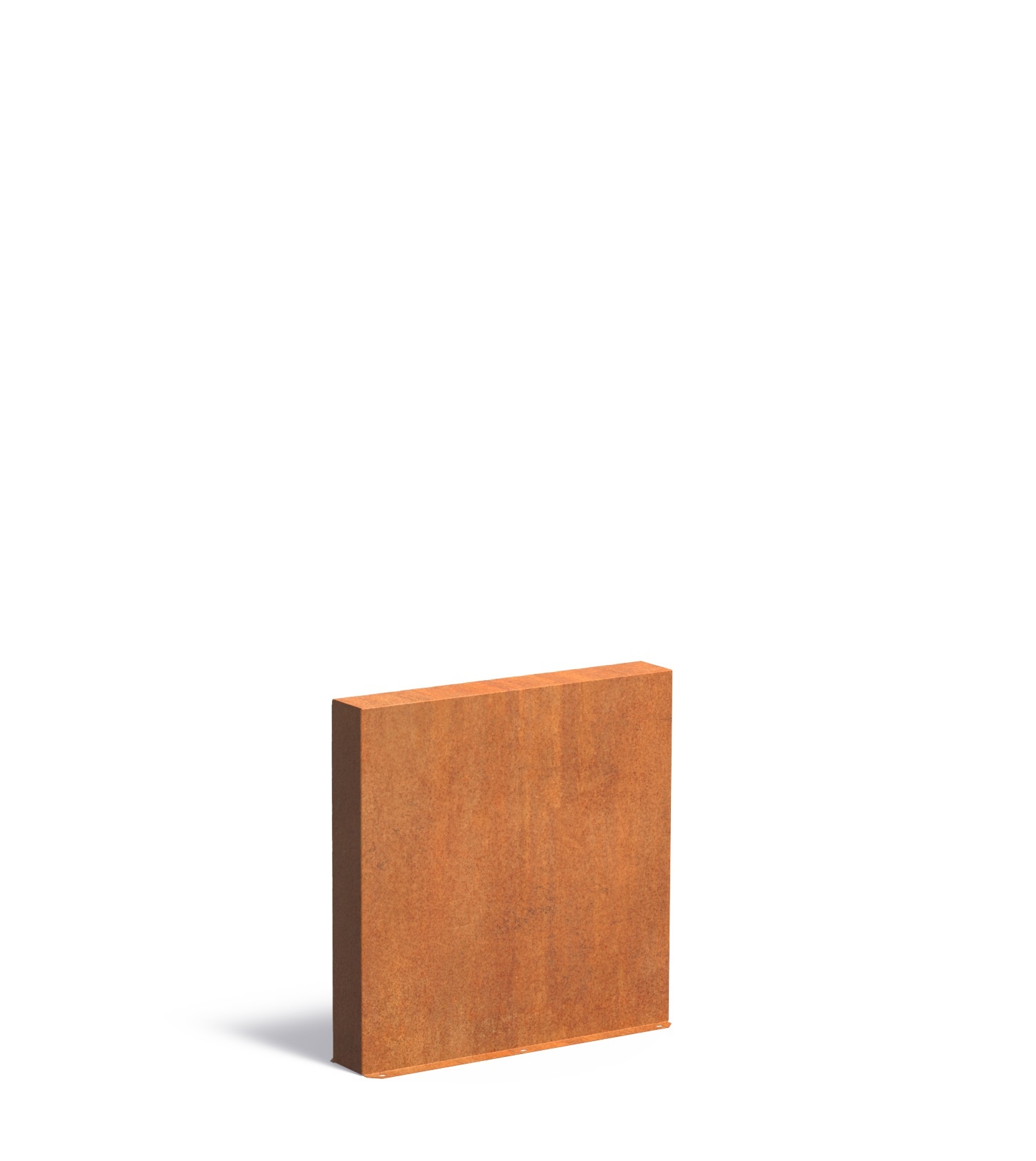 Cortenstaal muur 100x15x100cm. afbeelding 1