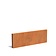 Cortenstaal muur 300x15x100cm.