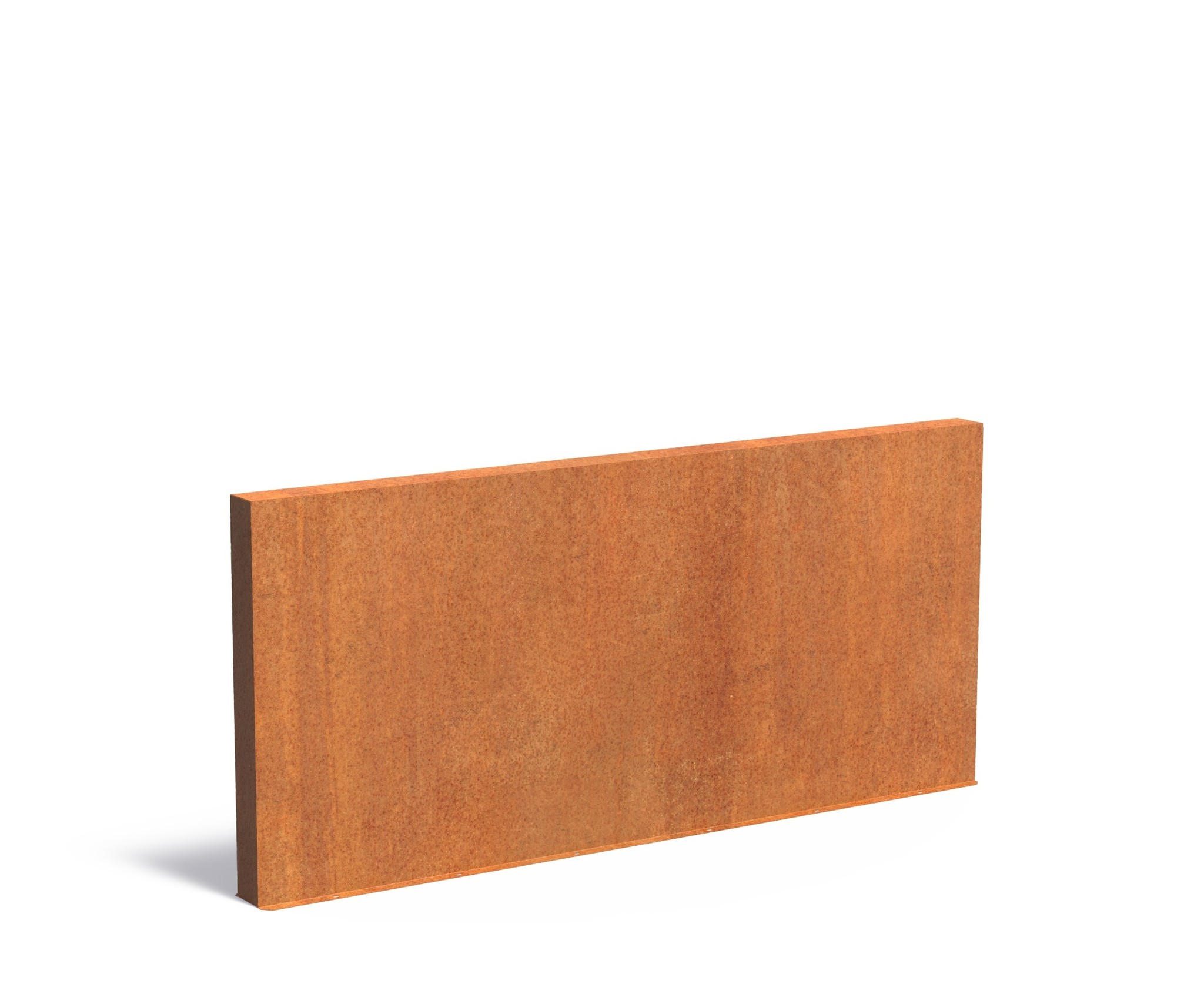 Cortenstaal muur 300x15x135cm. afbeelding