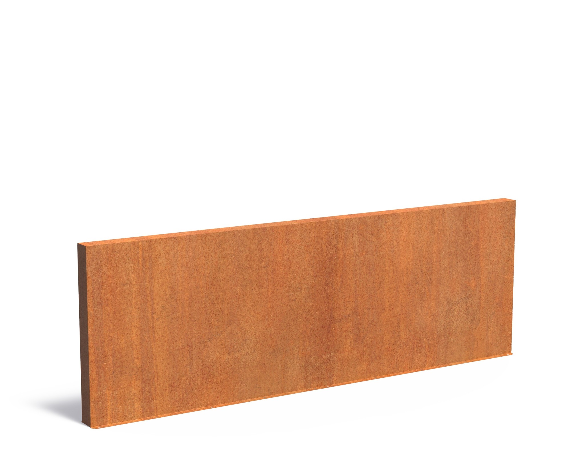 Cortenstaal muur 400x15x135cm. afbeelding