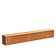 Cortenstaal sokkel met zitting 300x40x43cm.