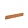 Keerwand cortenstaal recht 150x20cm.