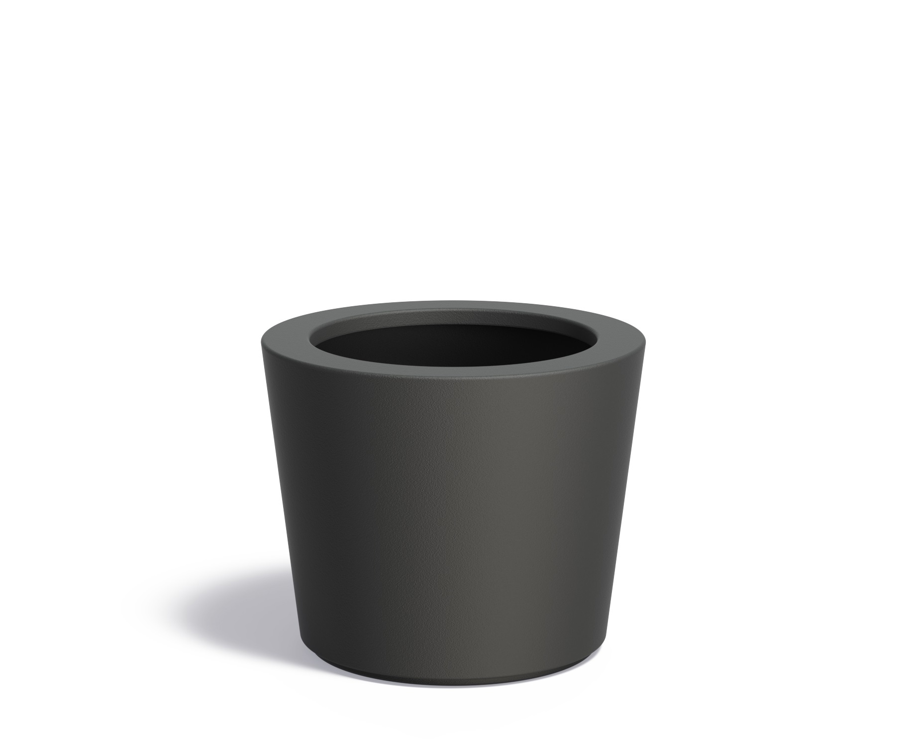 Polyester plantenbak CONIC 63x52cm.