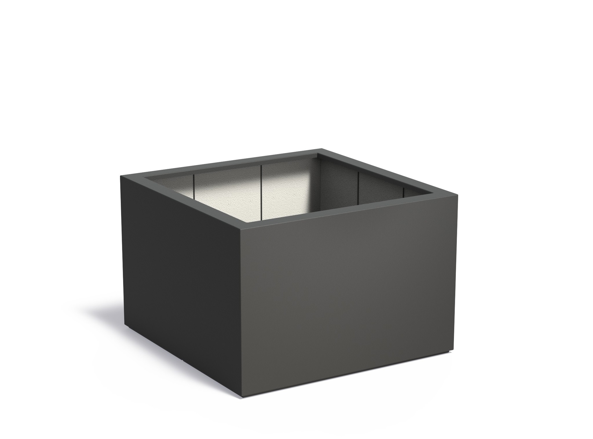 Polyester plantenbak CARREZ 120x120x80cm. afbeelding