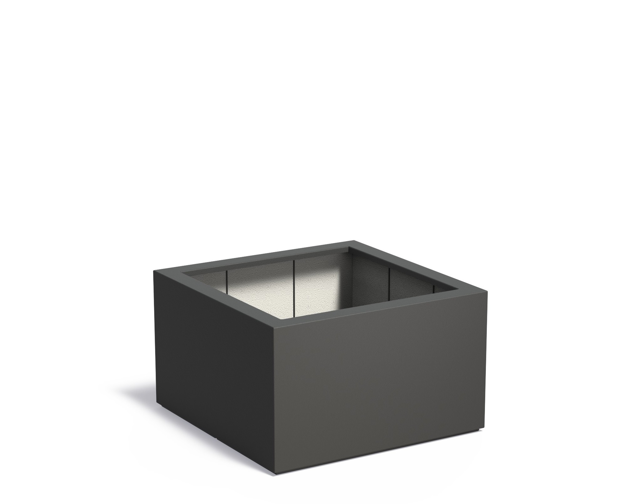 Polyester plantenbak CARREZ 100x100x60cm. afbeelding