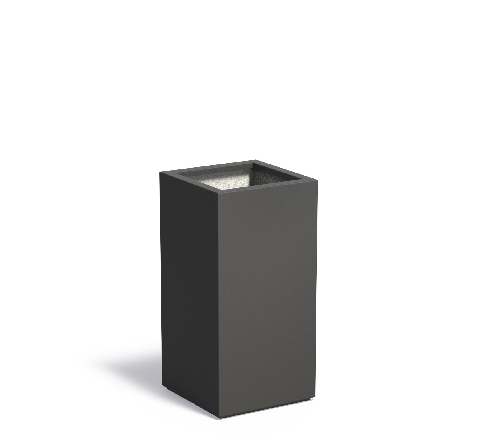 Polyester plantenbak CARREZ 50x50x100cm. afbeelding
