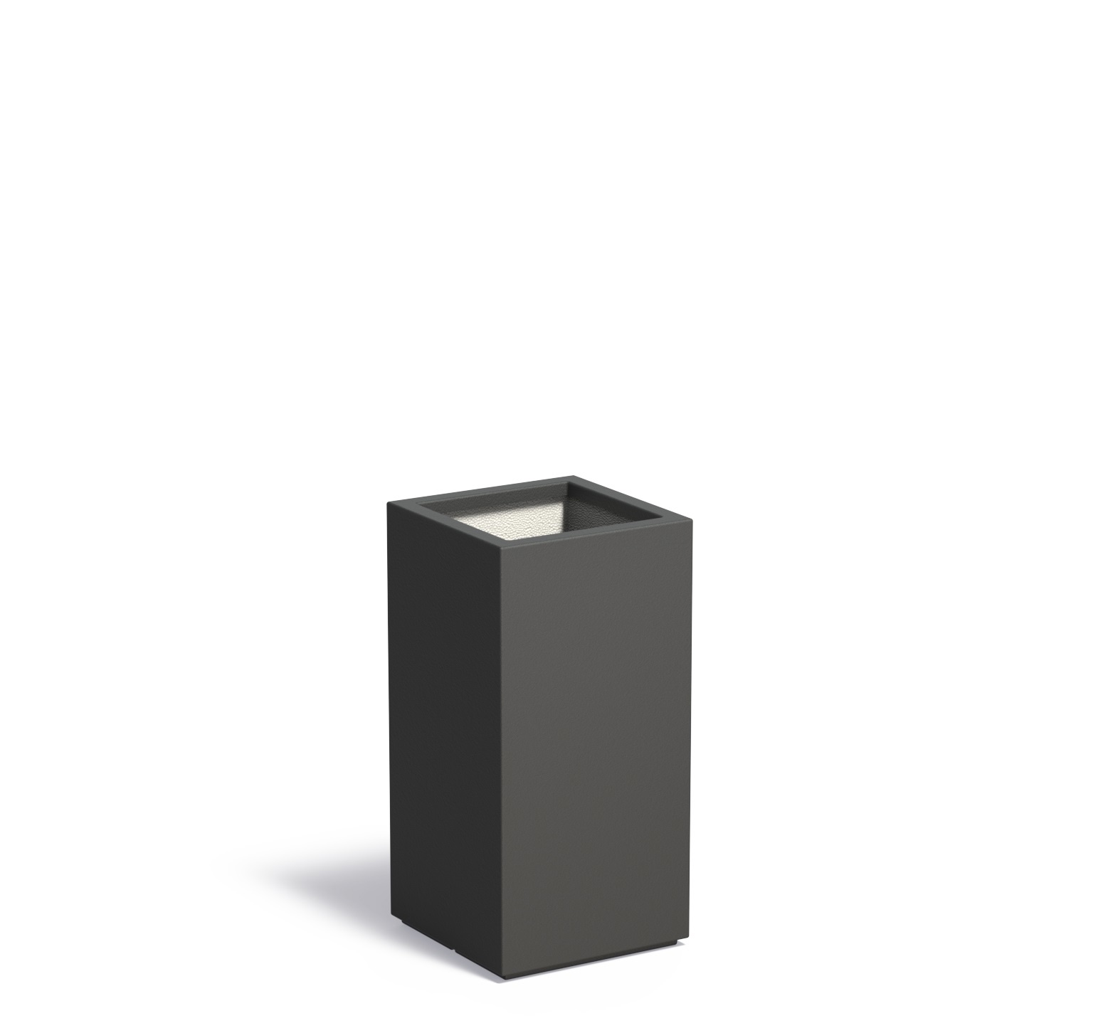 Polyester plantenbak CARREZ 40x40x80cm. afbeelding