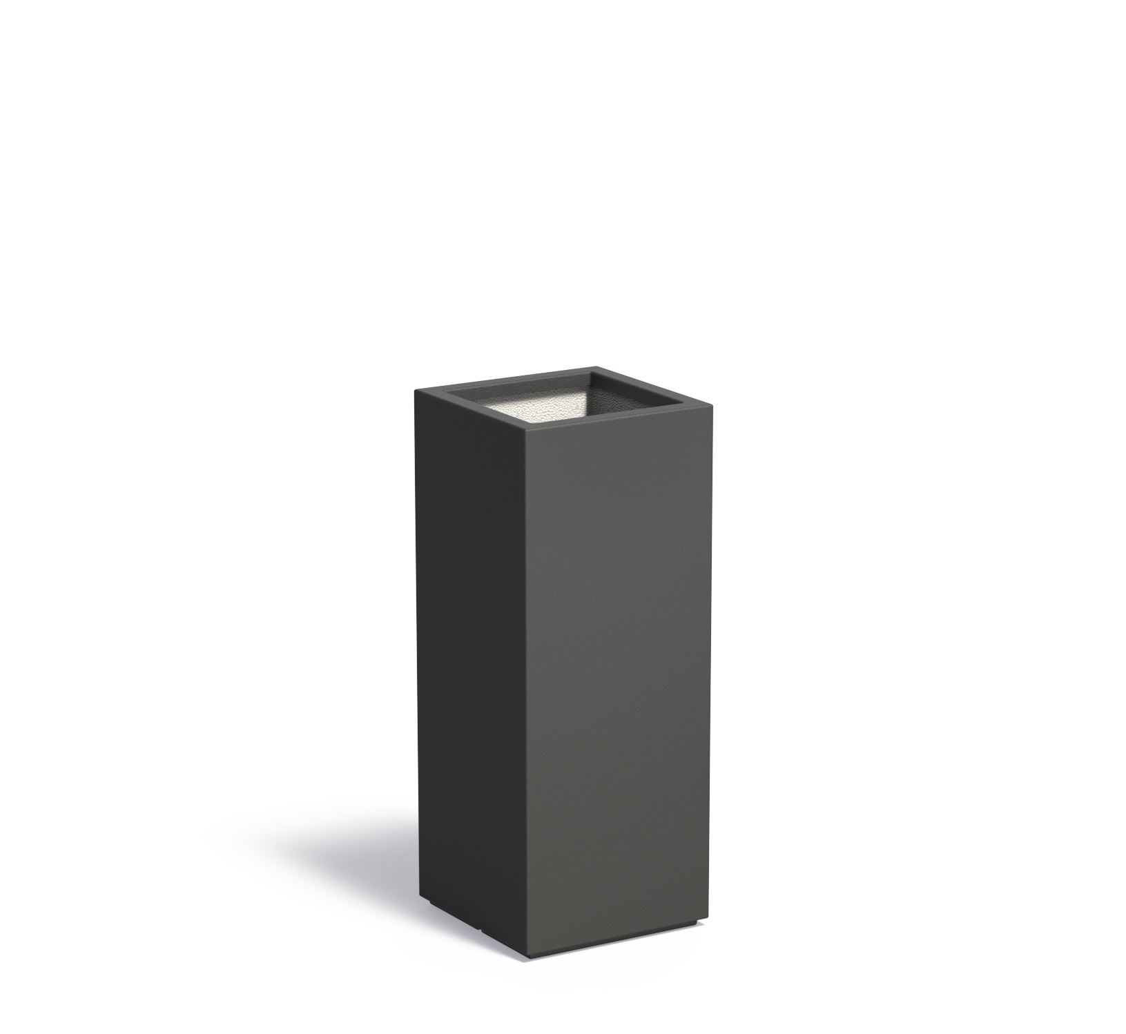 Polyester plantenbak CARREZ 40x40x100cm. afbeelding