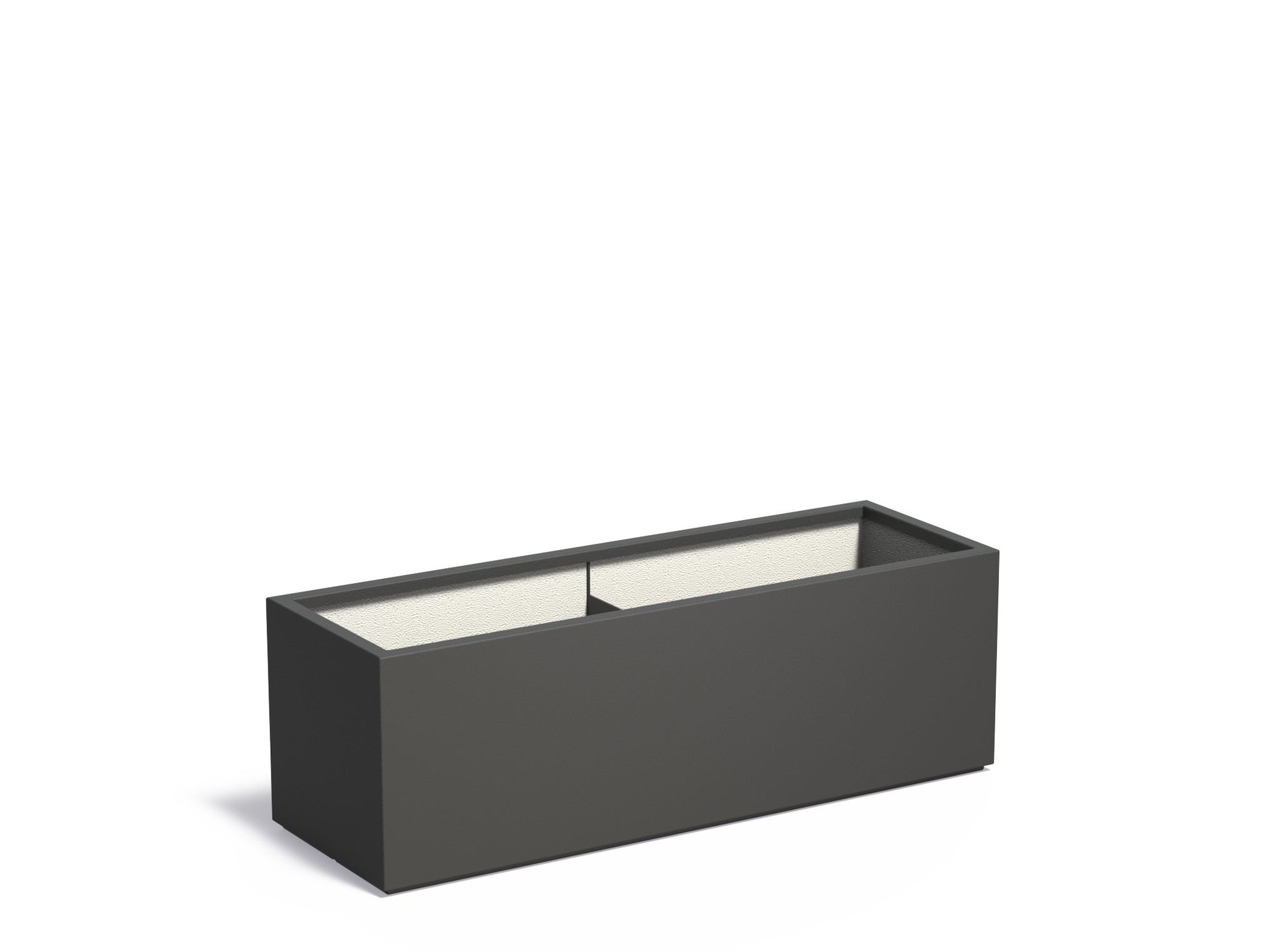 Polyester plantenbak CARREZ 150x50x50cm. afbeelding