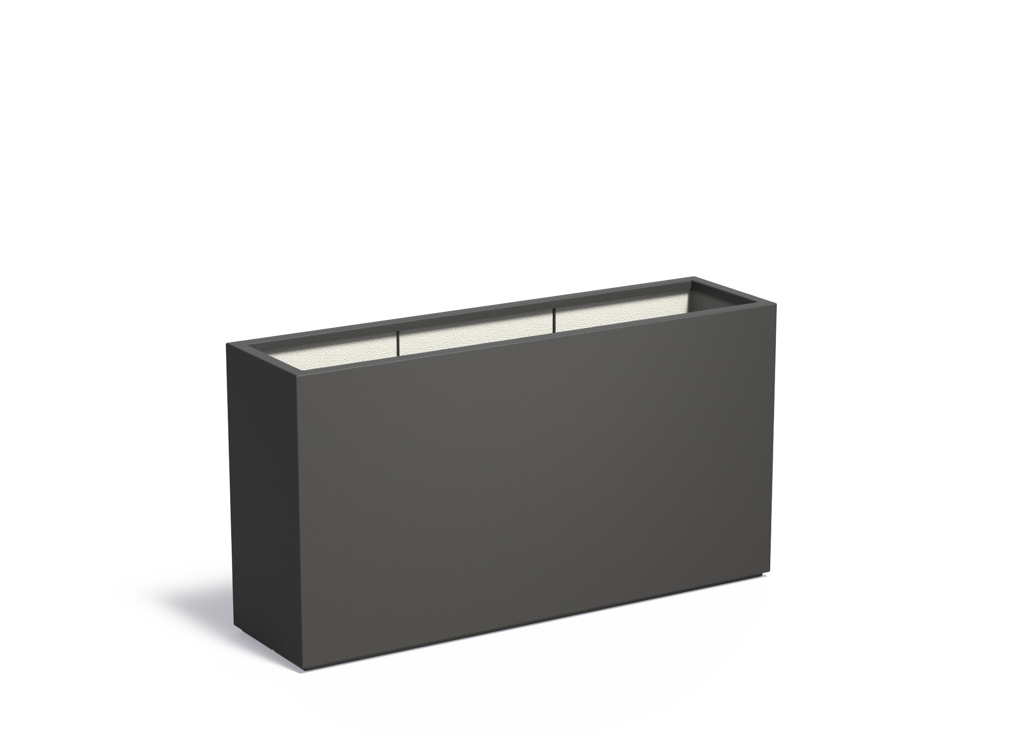 Polyester plantenbak CARREZ 150x40x80cm. afbeelding