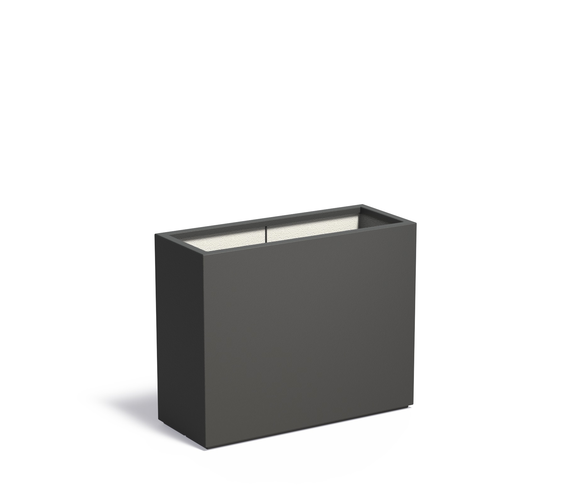 Polyester plantenbak CARREZ 100x40x80cm. afbeelding