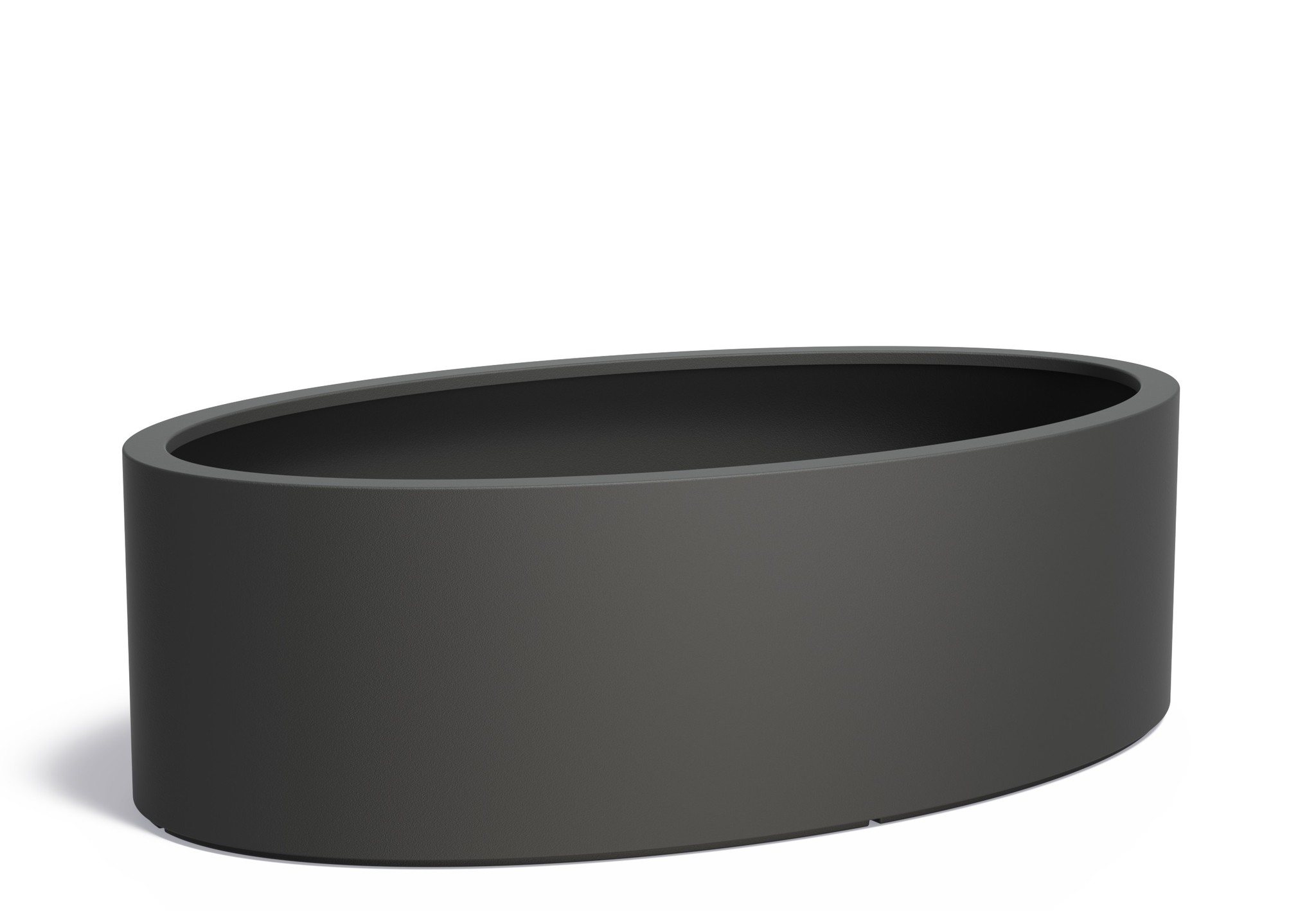 Polyester plantenbak Ellipse 200x120x60cm. afbeelding