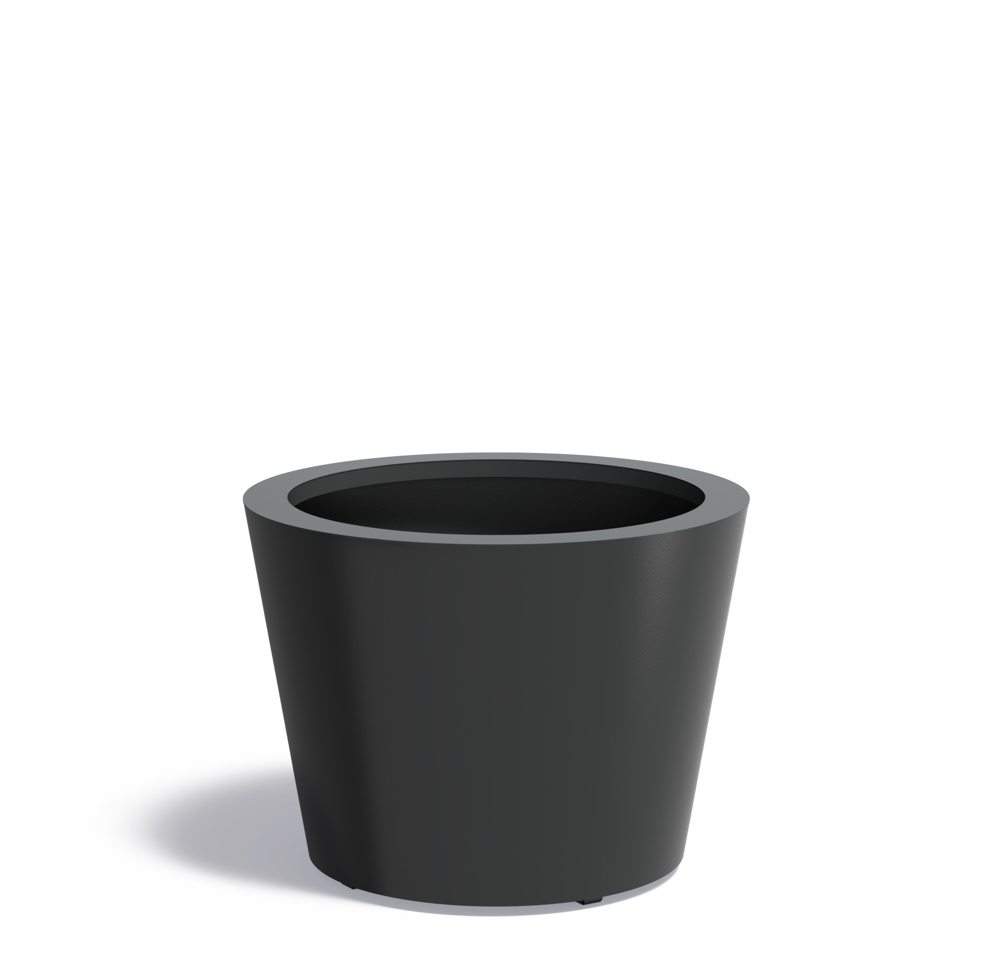 Aluminium plantenbak CONIC 80x60cm. afbeelding