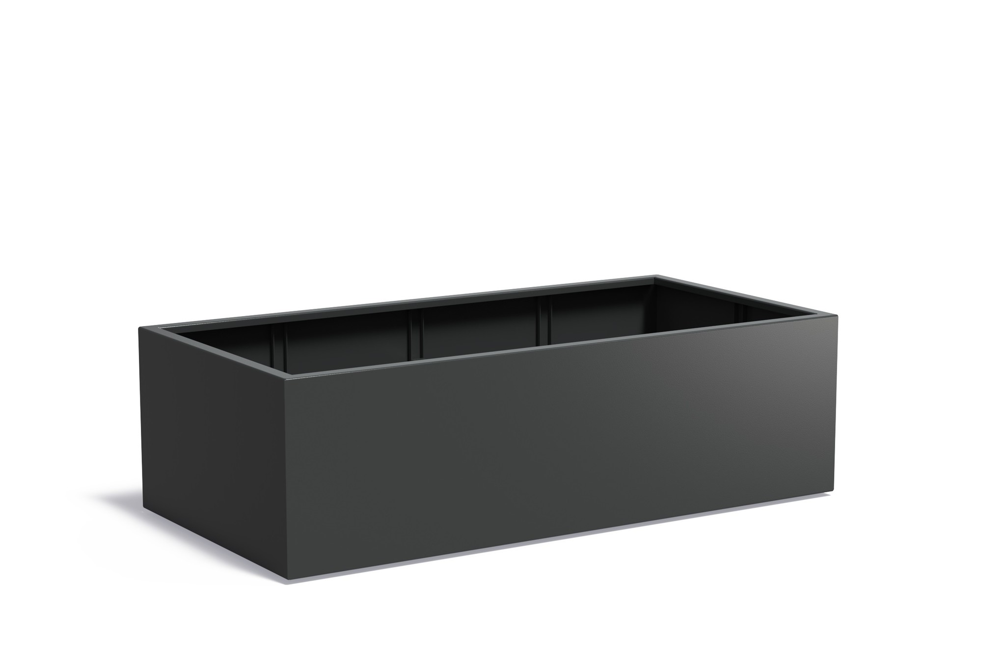 Aluminium plantenbak CARREZ 200x100x60cm. afbeelding