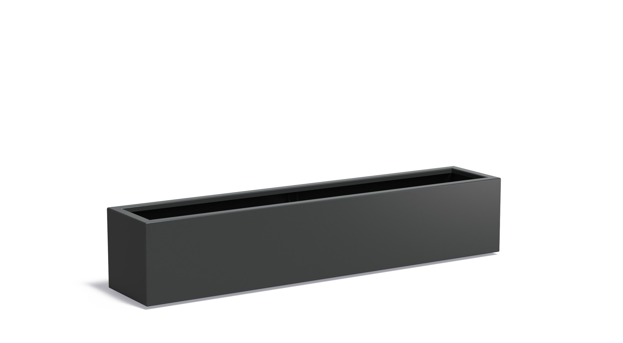 Aluminium plantenbak CARREZ 200x40x40cm. afbeelding