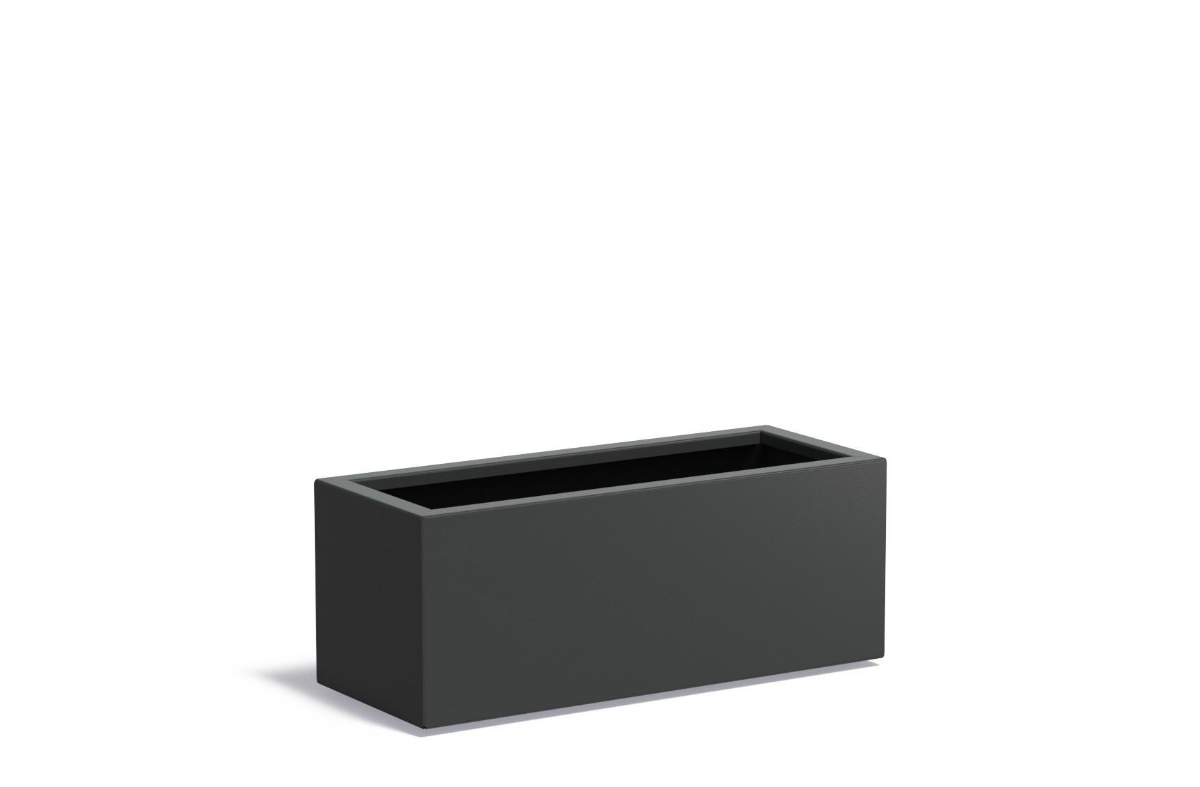 Aluminium plantenbak CARREZ 100x40x40cm. afbeelding