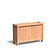 Hardhouten plantenbak Valencia 120x40x80cm.