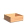 Hardhouten plantenbak CARREZ 120x120x44cm.