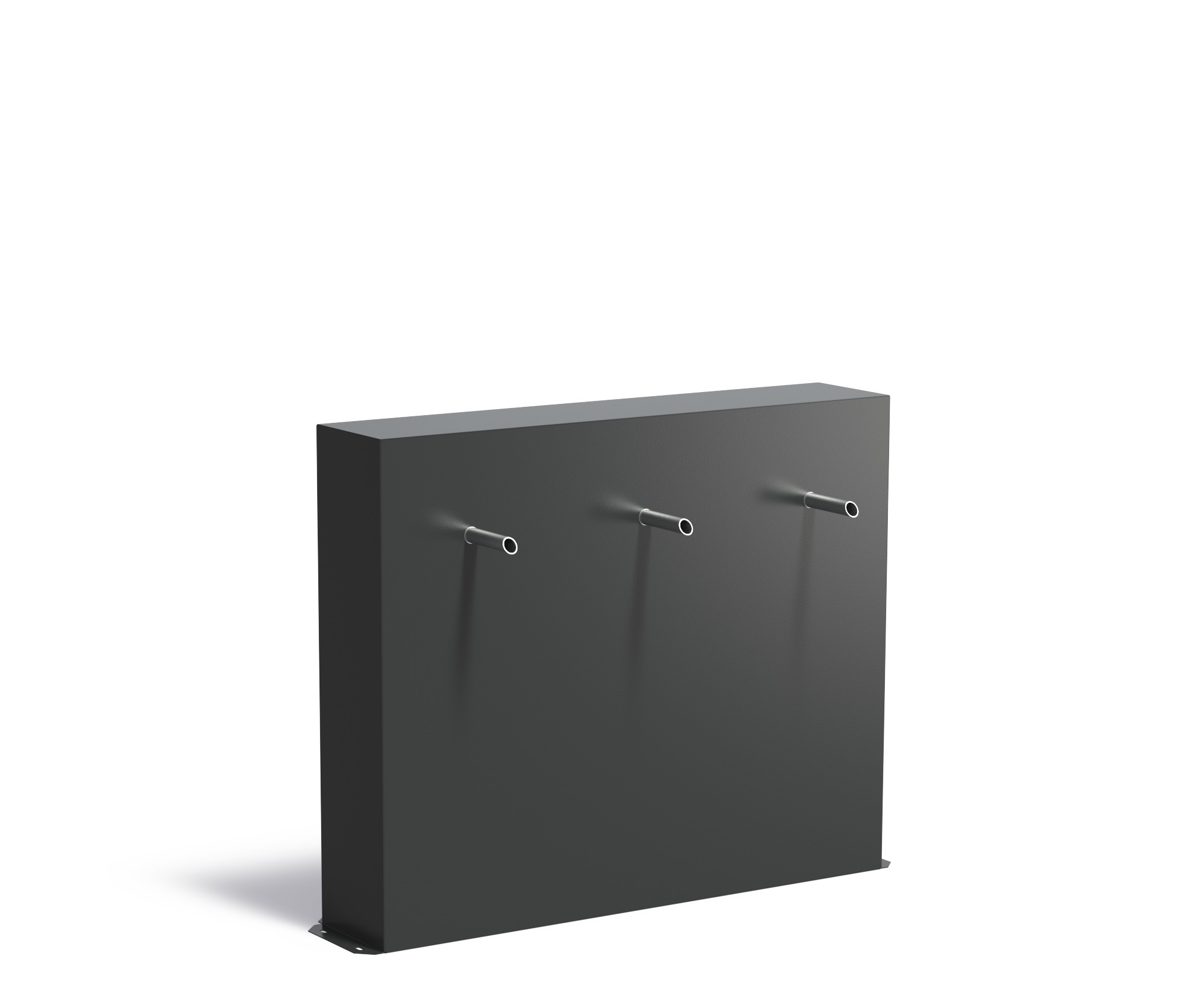 Vijvermuur aluminium vrijstaand 120x25x100cm. afbeelding